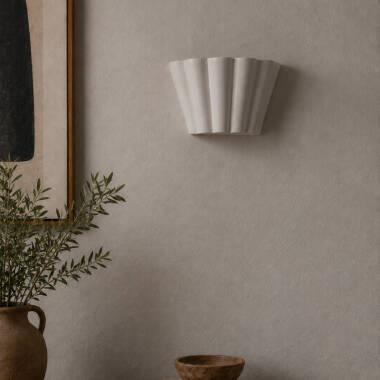 Khudi & Khora Emmie Ceramic Up & Down Wall Light