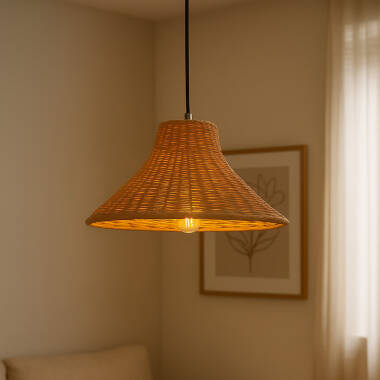 Wisteria Mabel Rattan Ceiling Pendant Light
