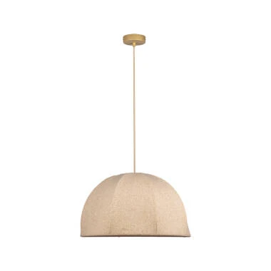 Khudi & Khora Solara Linen Ceiling Pendant Light