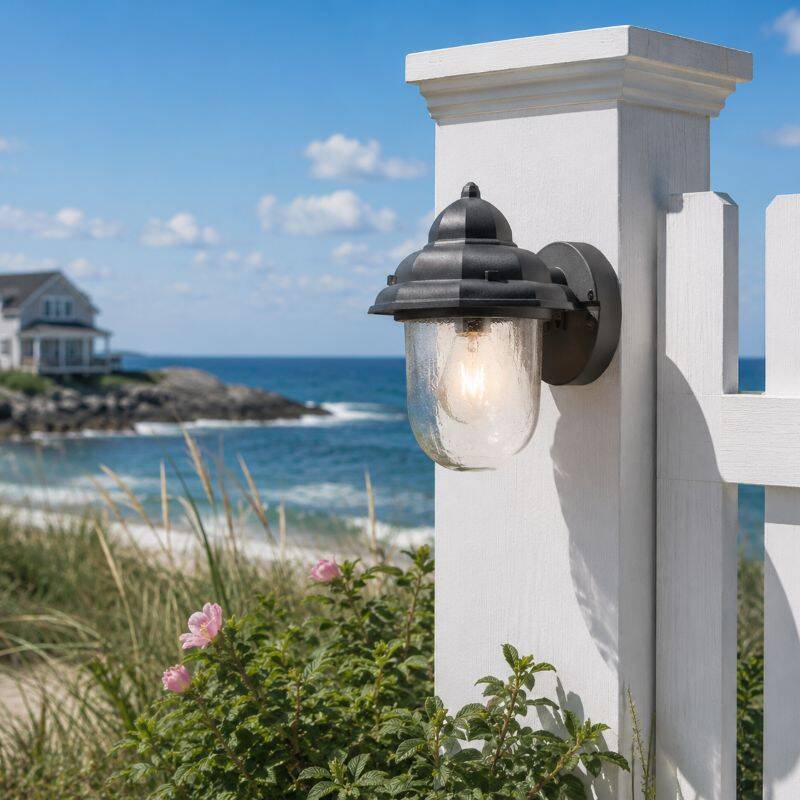 Image of Edit Coastal Crail Outdoor Lantern Wall Light