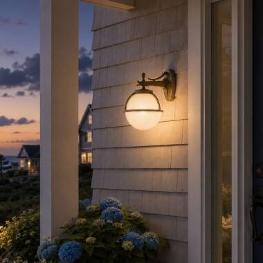 Image of Edit Coastal Tenby Outdoor Lantern Wall Light