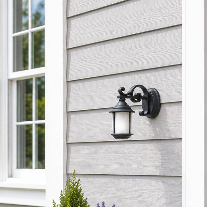 Image of Edit Coastal Troon Outdoor Lantern Wall Light