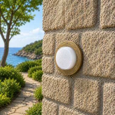 Westport Coastal Runswick Outdoor Flush Wall Light