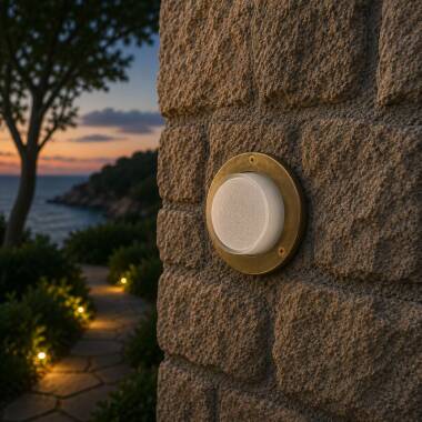 Image of Westport Coastal Runswick Outdoor Flush Wall Light