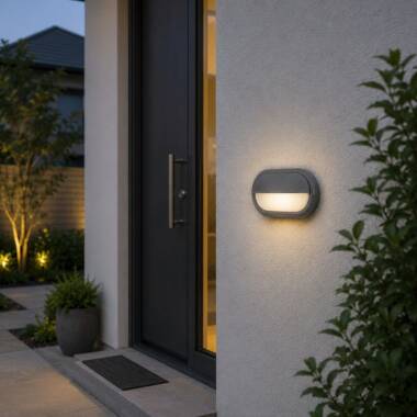 Image of Edit Coastal Dawlish Outdoor Flush Wall Light