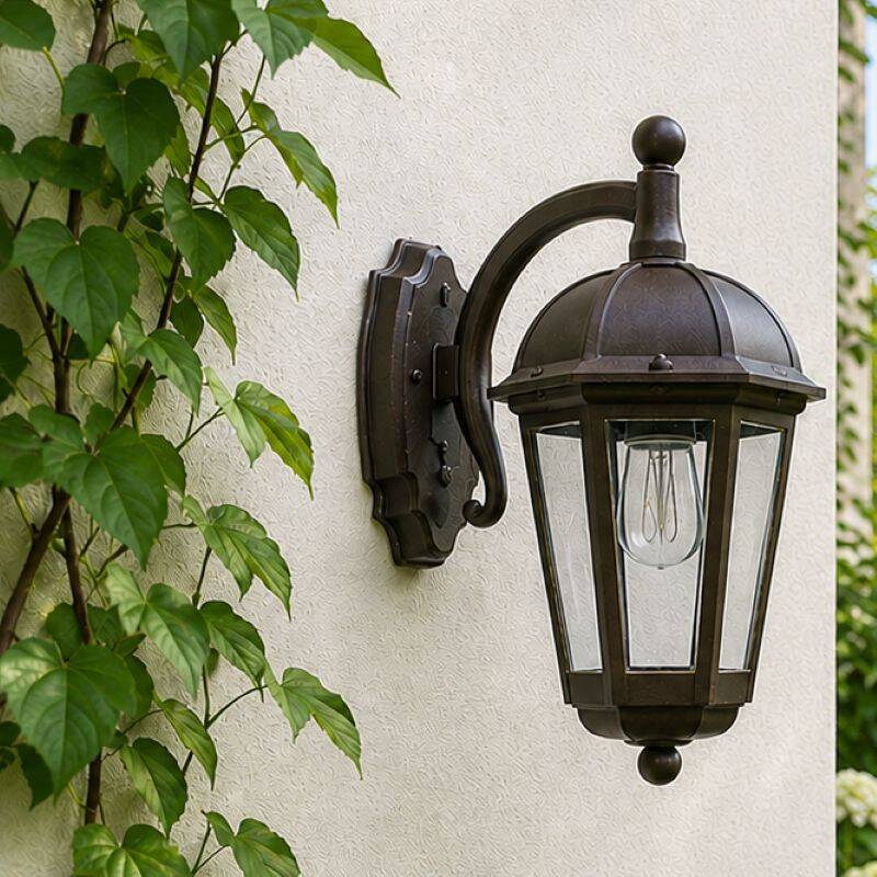 Image of Edit Coastal Sharrow Outdoor Lantern Wall Light