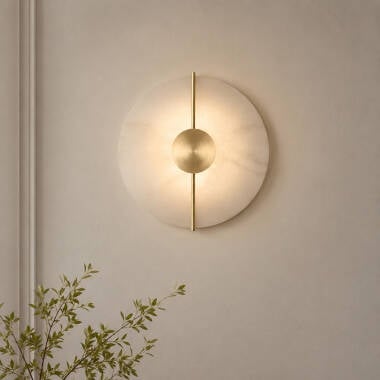 Image of Edit Lusso Marble LED Flush Wall Light
