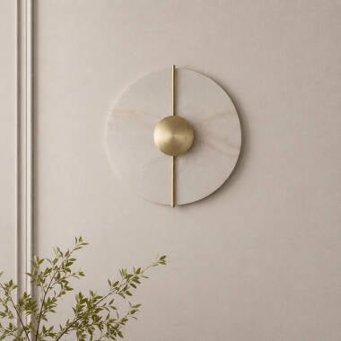 Image of Edit Lusso Marble LED Flush Wall Light