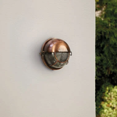 Westport Coastal Tide Outdoor Flush Wall Light