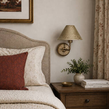 Wisteria Camellia Wall Light