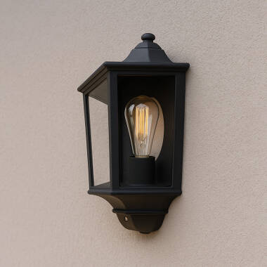 Edit Coastal Riviera Half Lantern Outdoor Wall Light