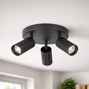 Westport Moto Knurl 3 Light Ceiling Spotlight Plate