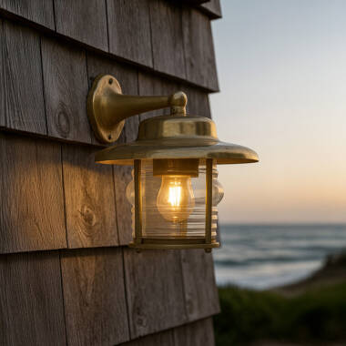 Westport Coastal Nantucket Outdoor Hanging Lantern Wall Light
