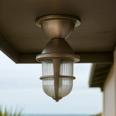 Westport Coastal Tisbury Outdoor Semi-Flush Ceiling Light