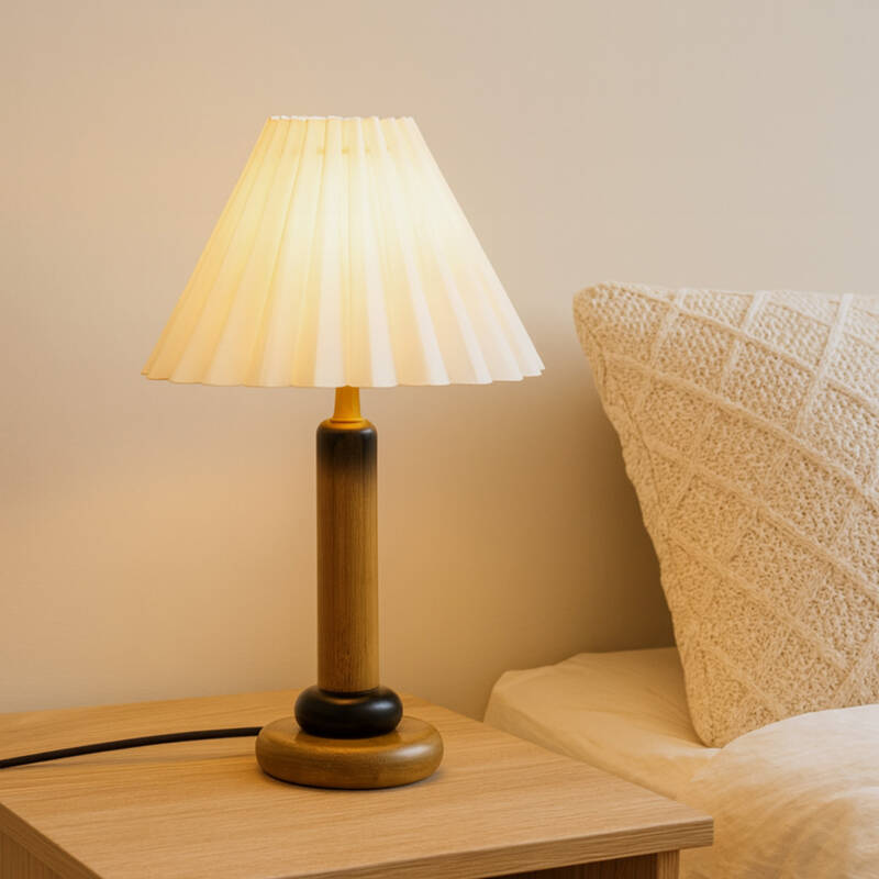 Image of Wisteria Bank Wood Table Lamp