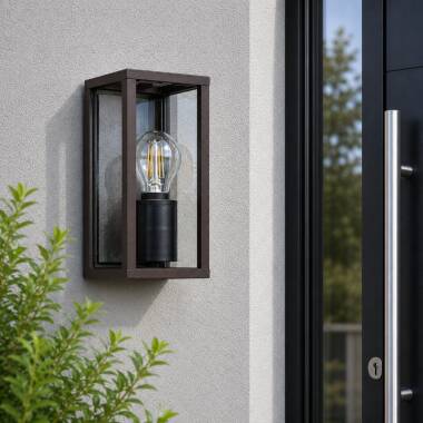 Edit Radiant Half Lantern Outdoor Wall Light