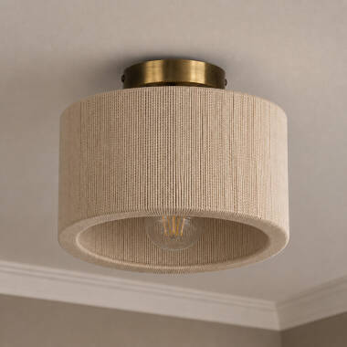 Image of Khudi & Khora Cappo Flush Ceiling Light