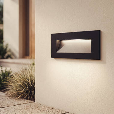 Edit 6W Groult Recessed Outdoor Cool White LED Wall Light