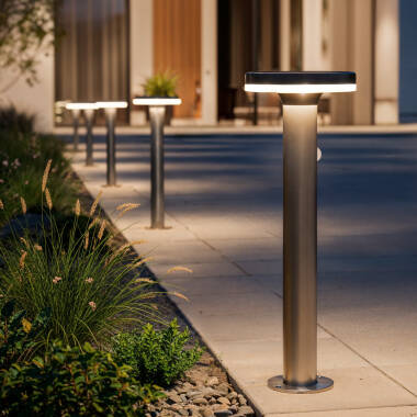 Image of Helios 6W Warm White Solar LED Post Light with PIR Sensor