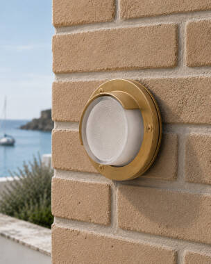 Westport Coastal Hornsea Outdoor Flush Wall Light