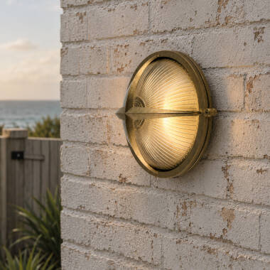 Image of Westport Coastal Oban Outdoor Flush Wall Light