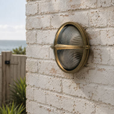 Image of Westport Coastal Oban Outdoor Flush Wall Light