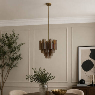 Image of Wisteria Clodagh Glass Chandelier