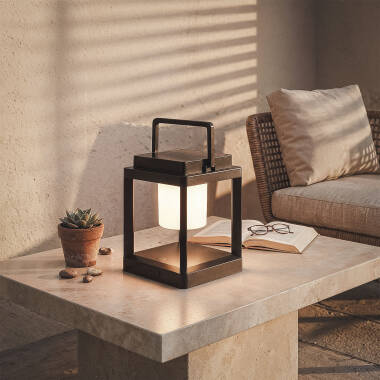 Image of Edit Glow Solar LED Outdoor Table Lantern