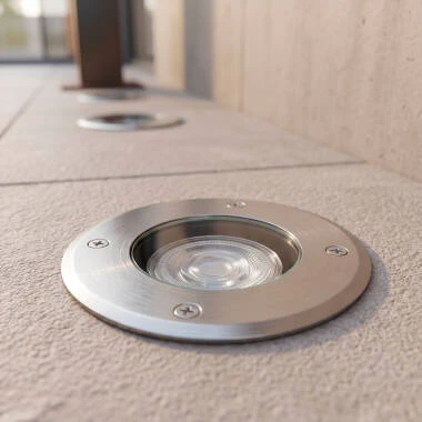 Round Recessed Ground Light for GU10 Light Bulb