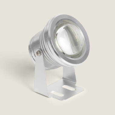 Edit 7W Colour Changing LED Garden Spotlight IP67 - Chrome