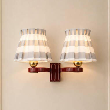Image of Wisteria Boxie Twin Wall Light