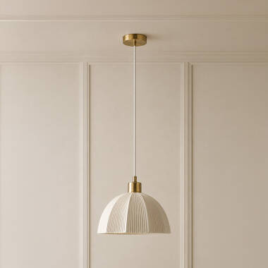 Image of Wisteria Aura Ceramic Ceiling Pendant Light