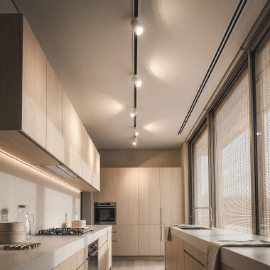 Image of Single Circuit 20W Cool White LED Track Light Bron