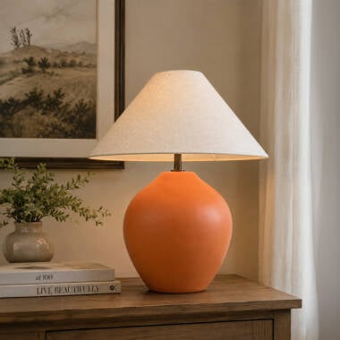 Khudi & Khora Earth Ceramic Table Lamp