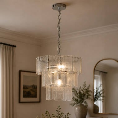 Wisteria Ophelia Clear Glass Chandelier