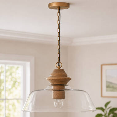 Khudi & Khora Brook Glass Ceiling Pendant Light