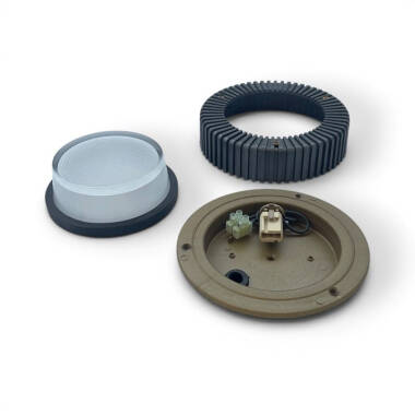 Image of Edit Coastal Dune Outdoor Flush Wall Light