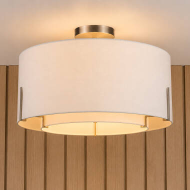 Westport Elm Semi-Flush Ceiling Light