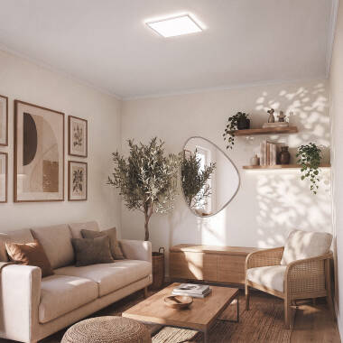 Image of 24W Square CCT Double Sided SwitchCCT LED Panel 420x420 mm