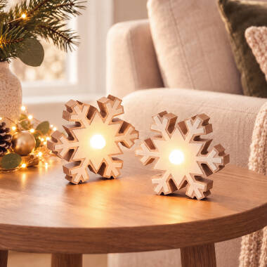 Image of Edit Battery Operated LED Snowflake Light
