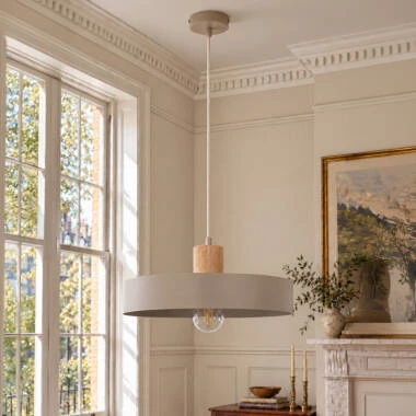 Edit Rif Wood Ceiling Pendant Light