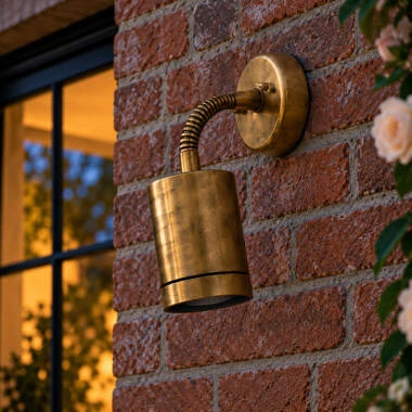 Westport Coastal Glencoe Outdoor Wall Mounted Spotlight