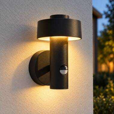 Edit Mode LED Outdoor Wall Light with PIR Sensor