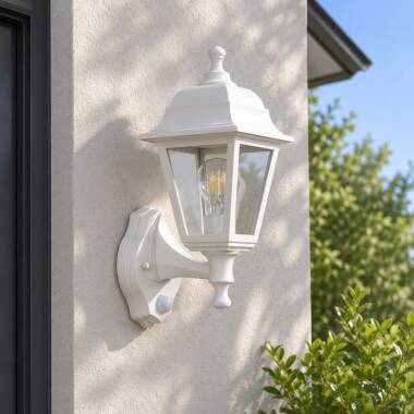 Image of Edit Mini Villa Outdoor Lantern Wall Light with PIR Sensor