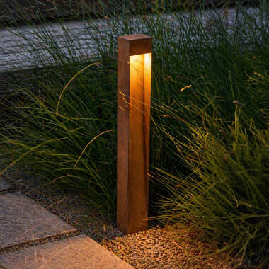 Westport Coastal Rusty Ray 1000 LED Outdoor Post Light- Rust Brown
