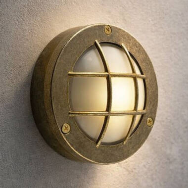 Westport Coastal Hull Outdoor Flush Wall Light