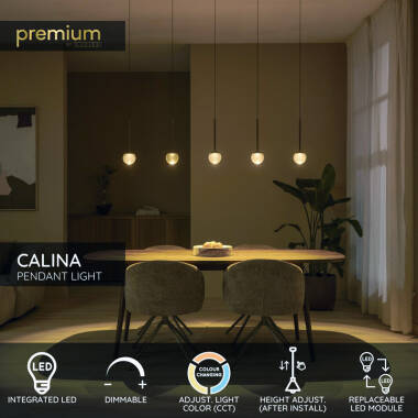 Image of Lucide Calina LED Bar Ceiling Pendant Light