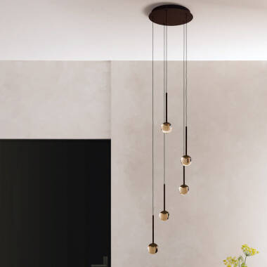 Image of Lucide Calina LED 5 Light Cluster Ceiling Pendant