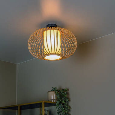 Image of Lucide Thurline Semi-Flush Ceiling Light