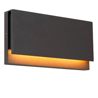 Lucide Lomar 10W LED Outdoor Flush Wall Light